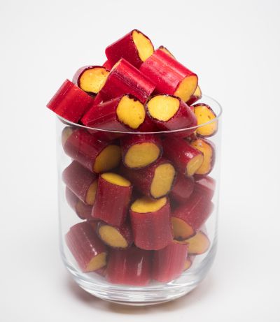 Rhubarb candies